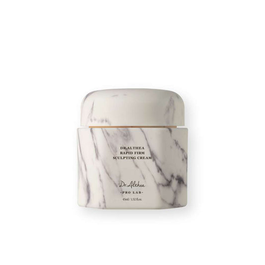 Dr. Althea Rapid Firm Sculpting Cream 45ml Korean firming moisturizer with Edelweiss, peptides, collagen, Idebenone and Hyaluronic Acid for hydration, fine-line care and improved skin elasticity in UAE.