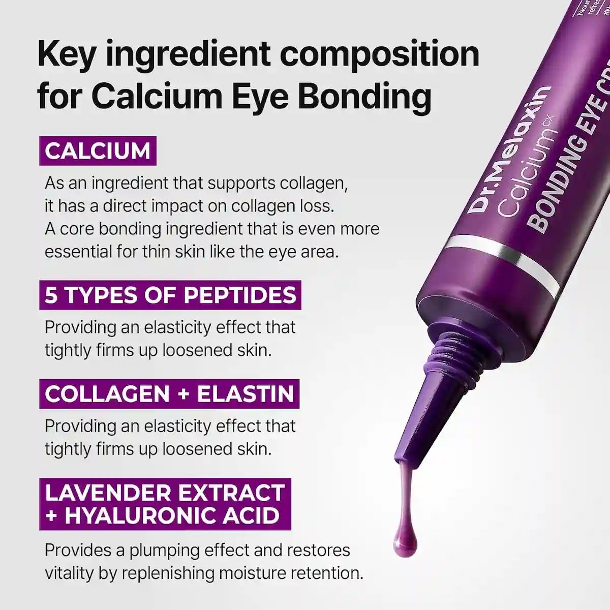 Dr. Melaxin firming eye cream with calcium and peptides Dubai