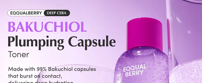 EQQUALBERRY - تونر كبسولات الباكوتشيول المنفخة 150 مل