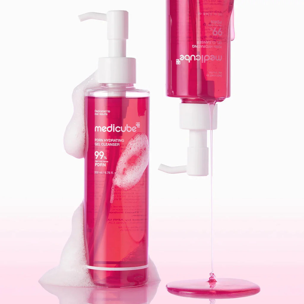 two bottles of medicube Hydrating Gel Cleanser 200ml.
