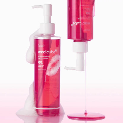 two bottles of medicube Hydrating Gel Cleanser 200ml.
