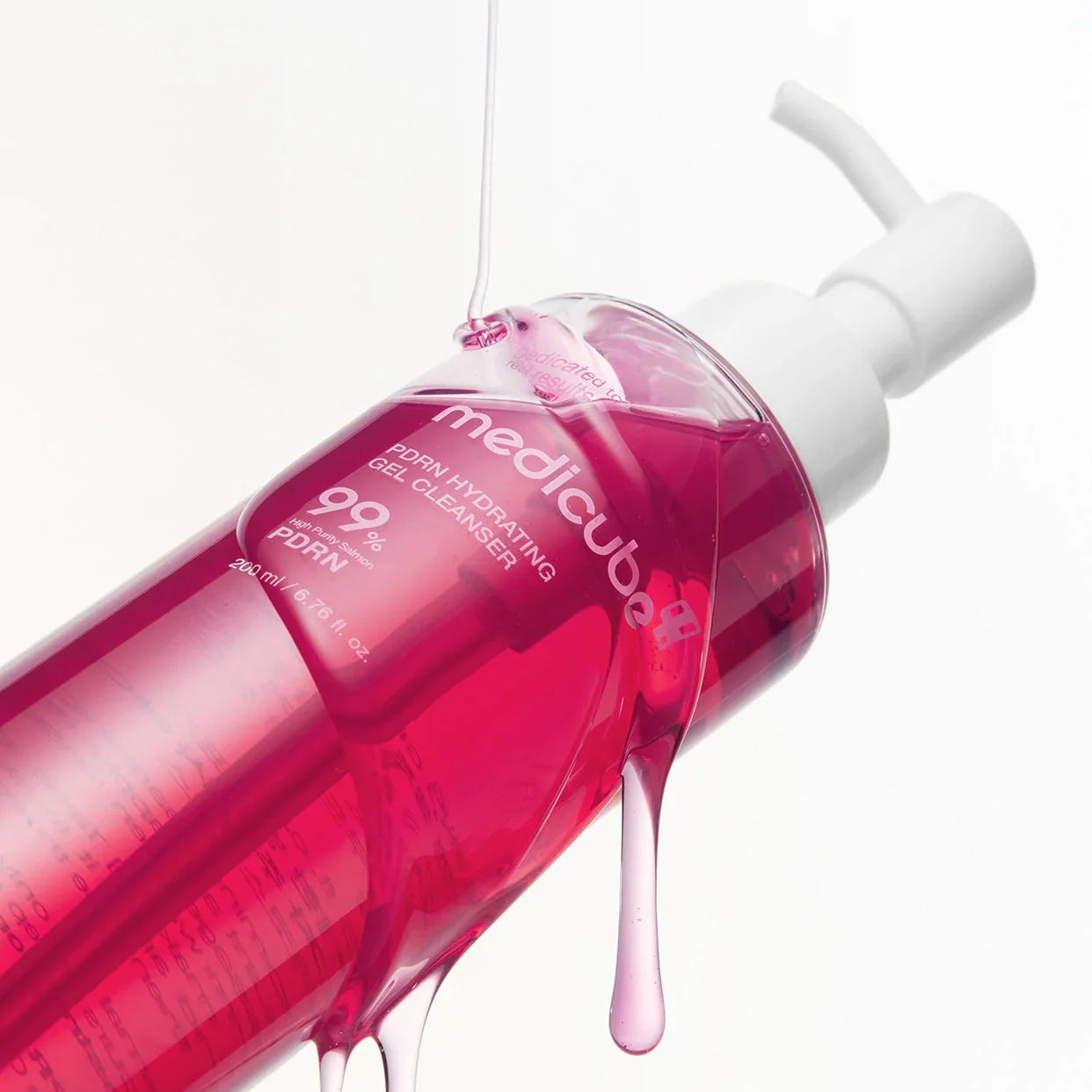 medicube Hydrating Gel Cleanser drenched in product