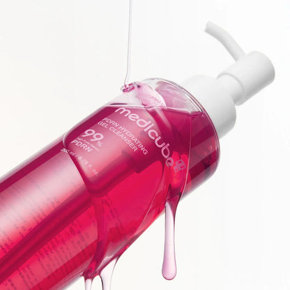 medicube Hydrating Gel Cleanser drenched in product