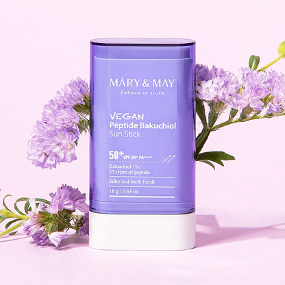 Mary&May Vegan Peptide Bakuchiol Sun Stick SPF50+ PA++++ 18g Mary&May