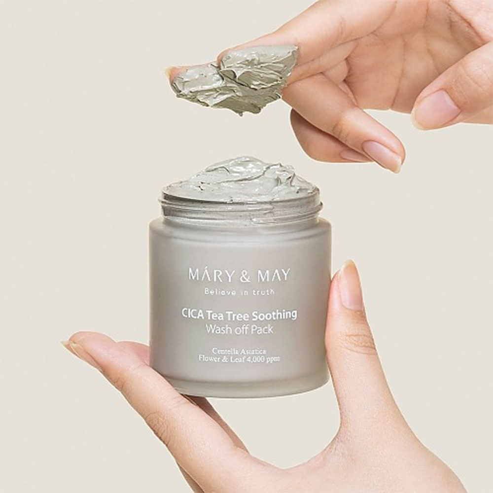 Mary&May Vegan Cica Tea Tree Wash Off Mask 125g Mary&May
