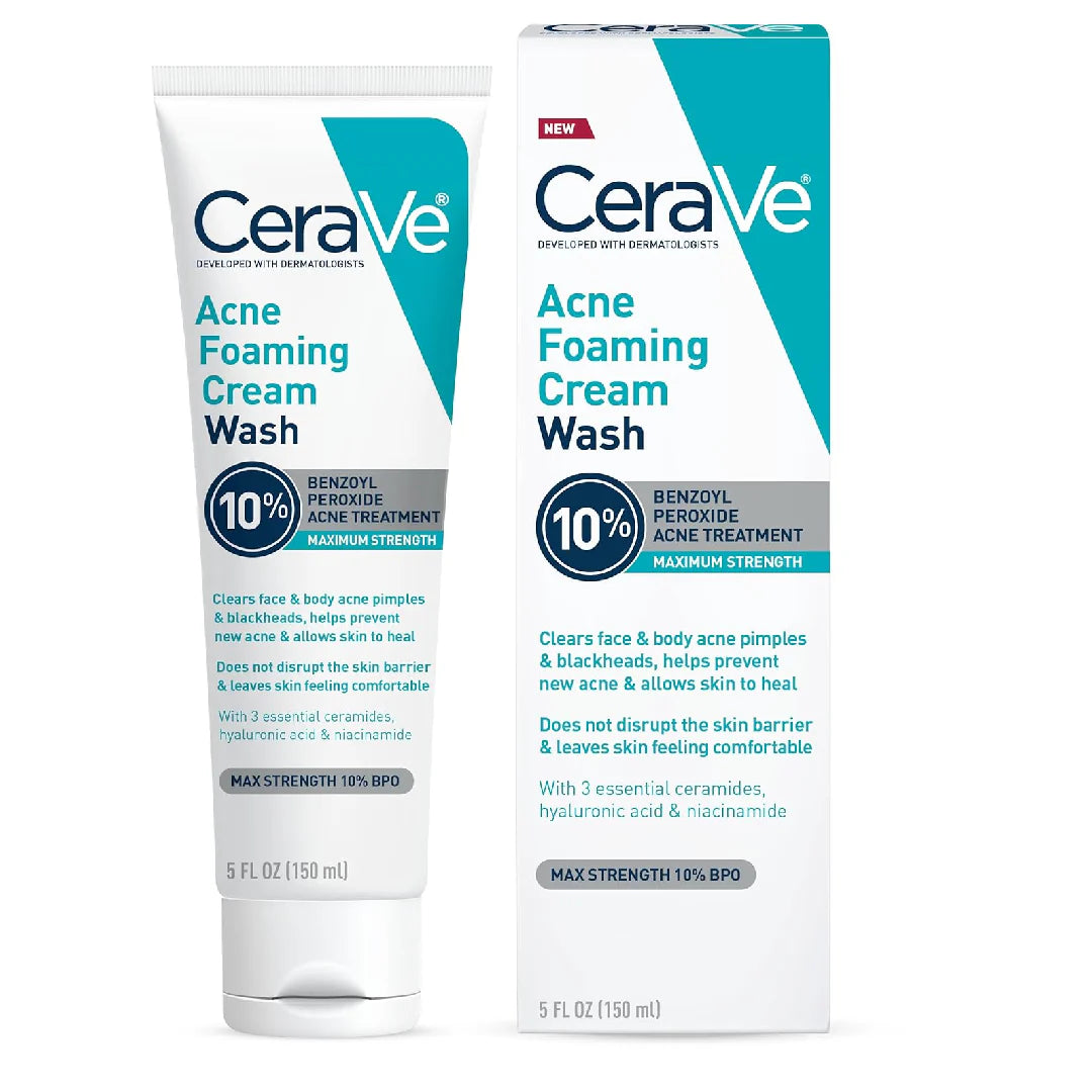 CeraVe Acne Foaming Cream Wash 150mL