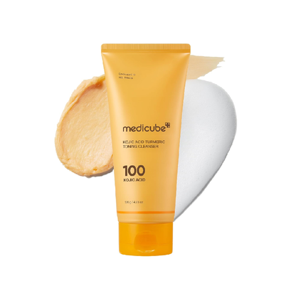 medicube Kojic Acid Turmeric Toning Cleanser 120g tube