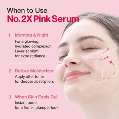 Numbuzin No. 2 Rose PDRN Collagen 2X Plumping Serum 30 mL