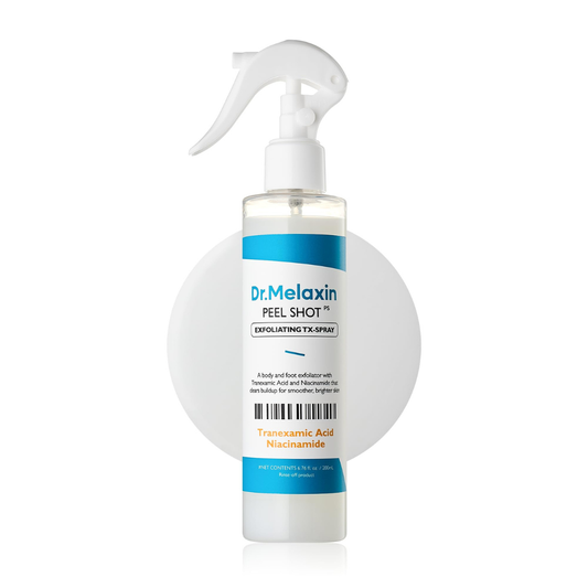 Dr. Melaxin Peel Shot TX Body Spray 200ml for dark underarms and rough skin UAE