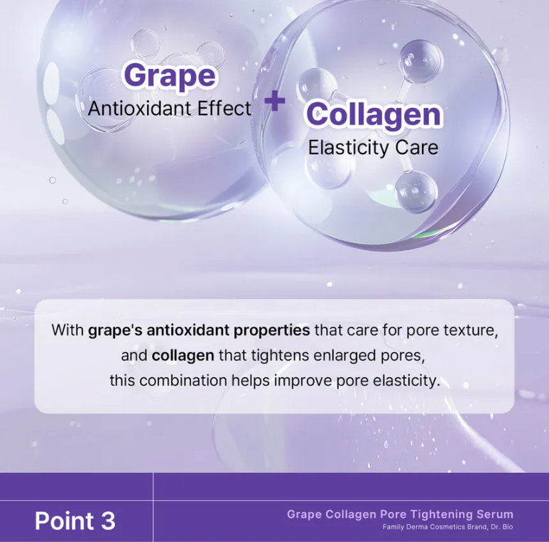 Dr. Bio Grape Collagen Pore Tightening Serum 50g