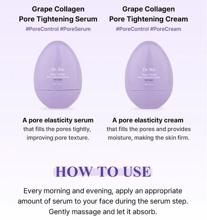 Dr. Bio Grape Collagen Pore Tightening Serum 50g
