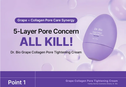 Dr. Bio Grape Collagen Pore Tightening Cream 50g