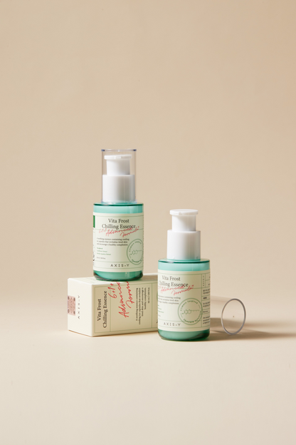 two bottles of Axis-Y Vita Frost Chilling Essence 50mL