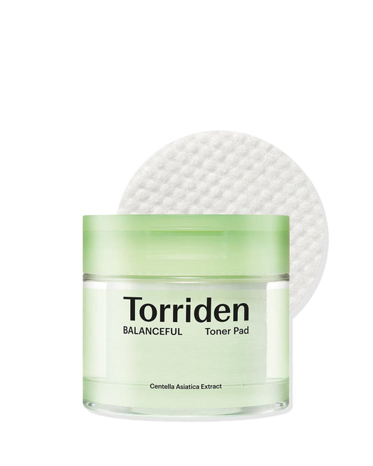 Torriden Balanceful Cica Toner Pads 180ml, Pack of 60