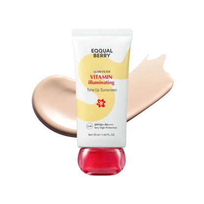 EQQUALBERRY Vitamin Illuminating Tone Up Sunscreen SPF50+ PA++++ 50ml UAE