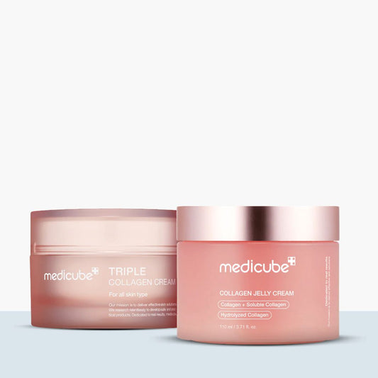 Medicube Collagen jelly cream and triple collagen cream