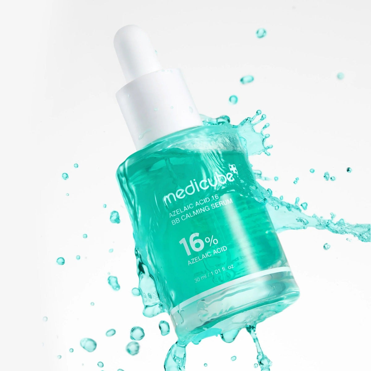 medicube Azelaic Acid 16 BB Serum bottle drenched in product