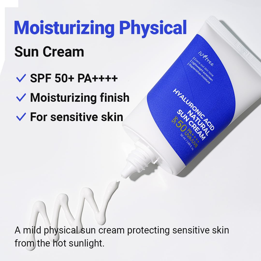 IsNtree Hyaluronic Acid Natural Suncream SPF50 PA++++ 50mL Isntree