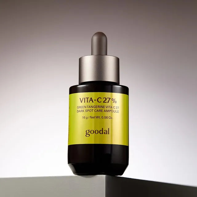 Goodal Green Tangerine Vita C 27 Dark Spot Care Ampoule bottle