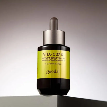 Goodal Green Tangerine Vita C 27 Dark Spot Care Ampoule bottle