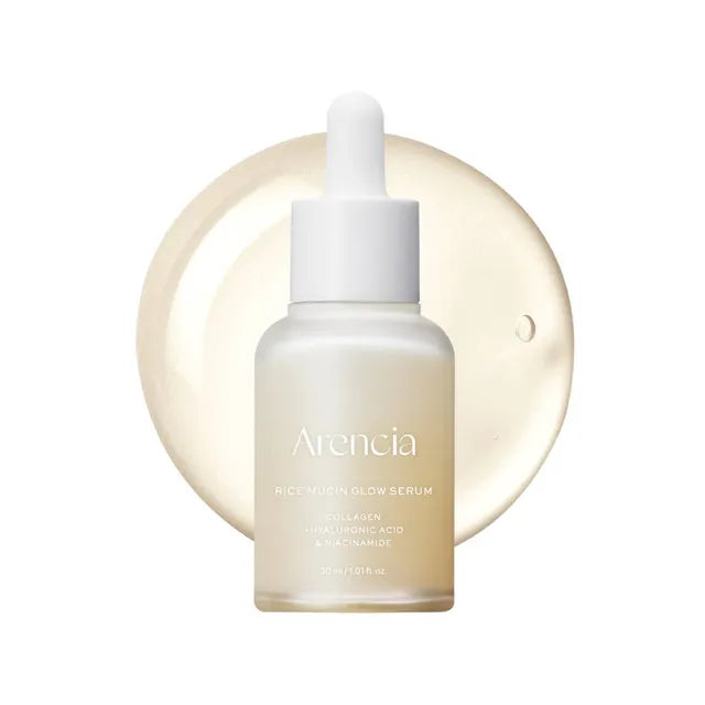 Arencia Rice Mucin Glow Serum 30ml rice ferment collagen hydrating glow serum UAE