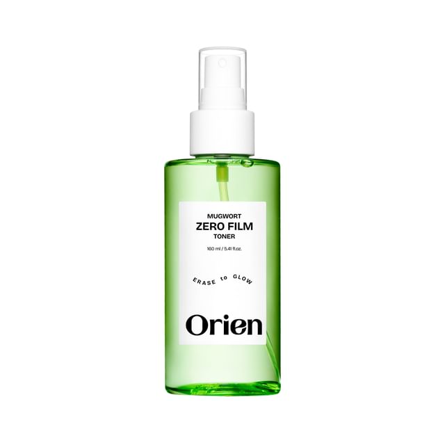 Orien Mugwort Zero Film Toner 160ml lightweight Korean facial toner for refreshing hydration and comfortable skin preparation in UAE.