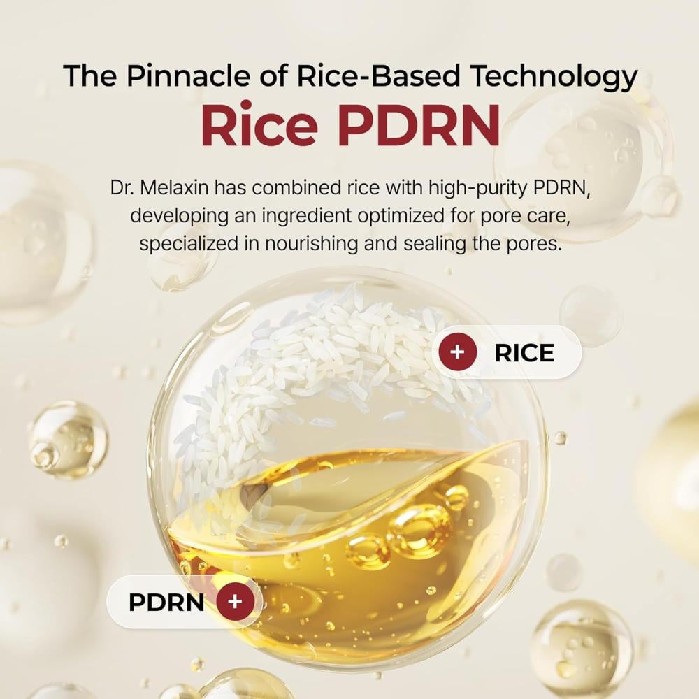Dr. Melaxin Rice PDRN serum for visible pores Dubai