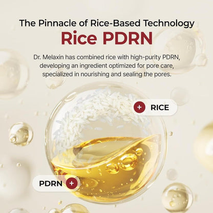 Dr. Melaxin Rice PDRN serum for visible pores Dubai