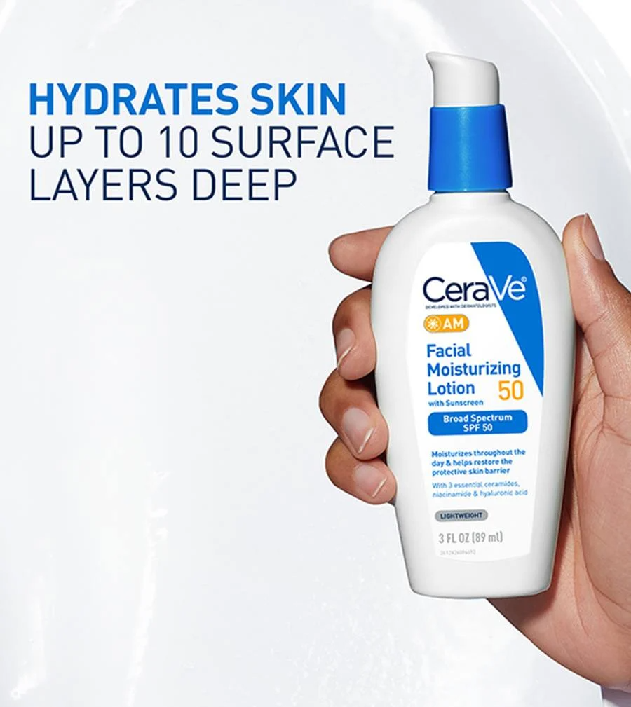CeraVe Facial Moisturizing Lotion AM SPF 50, 89 mL CeraVe