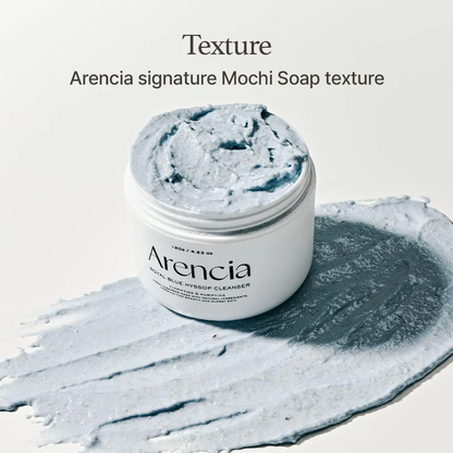Arencia Blue Hyssop Rice Mochi Cleanser 120g Arencia