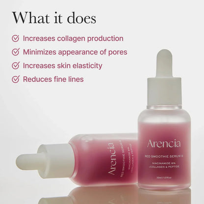Arencia Holy Hyssop Serum 12 and Red Smoothie Serum 8 glow firming serum duo UAE