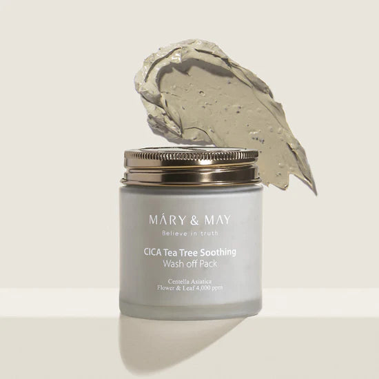 Mary&May Vegan Cica Tea Tree Wash Off Mask 125g Mary&May