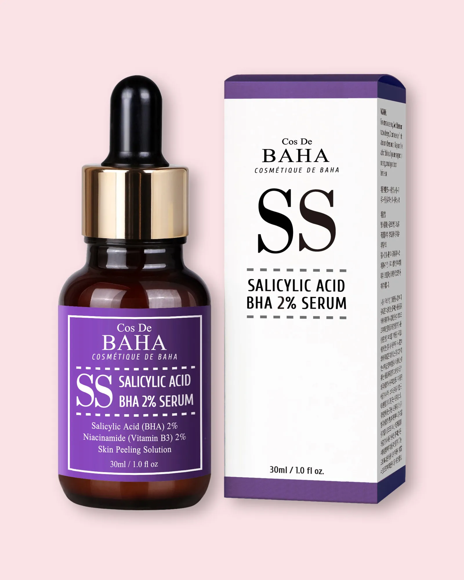 Cos De BAHA SS Salicylic Acid BHA 2% Serum 30 mL Cos De BAHA