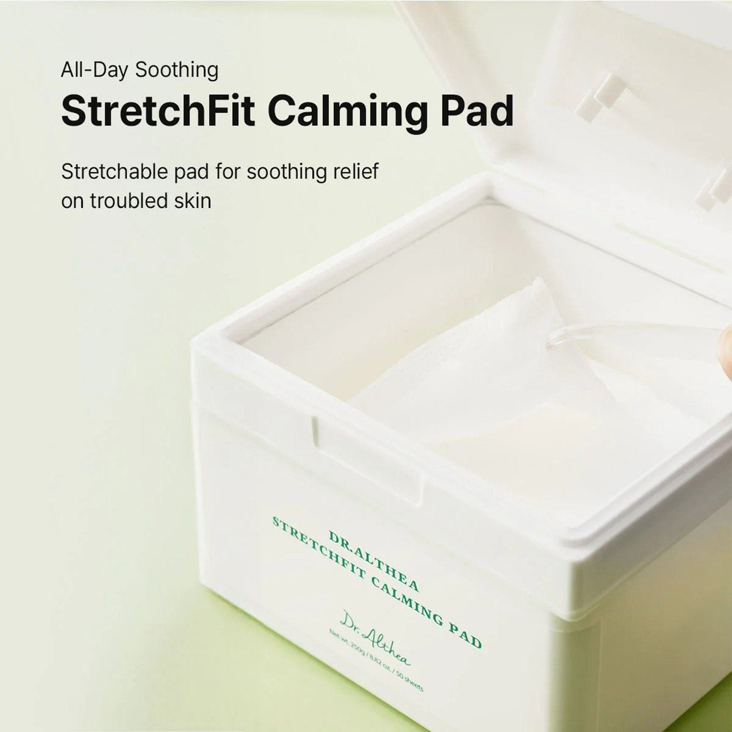 Dr. Althea StretchFit Calming Pad 50 sheets cooling soothing hydrating toner pads UAE