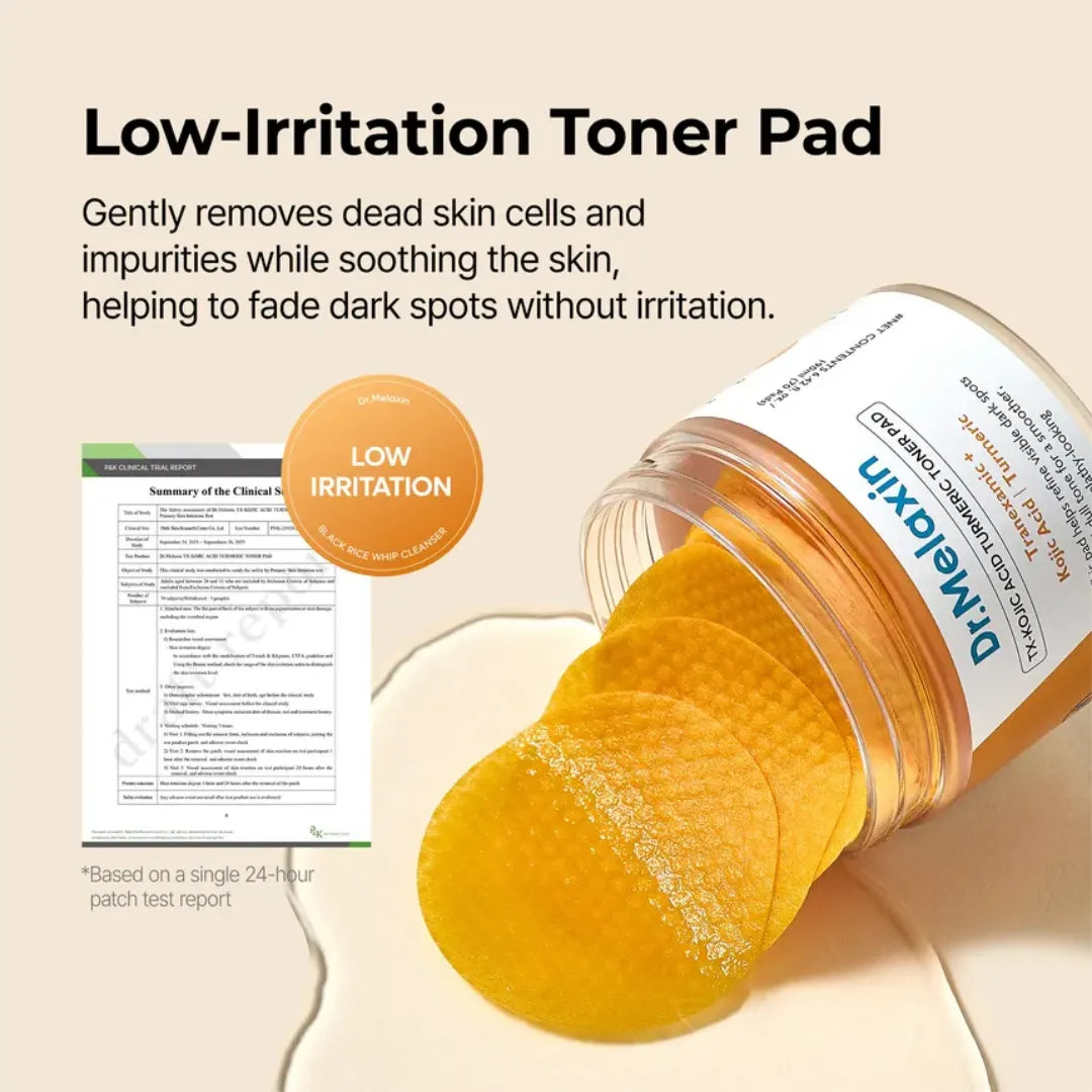 Dr. Melaxin TX Kojic Acid Turmeric Toner Pad (70 Pads)