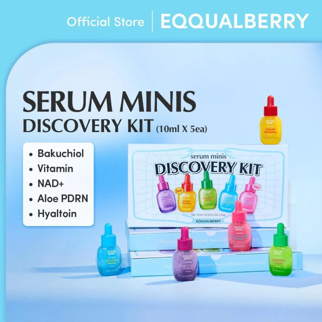 EQQUALBERRY 5 mini serum skincare set Dubai