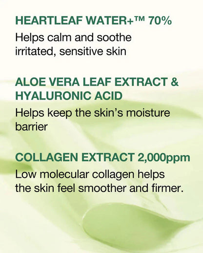 Anua Heartleaf 70+ Hyaluron Soothing Collagen Mask (38g x 4 Packs) Anua