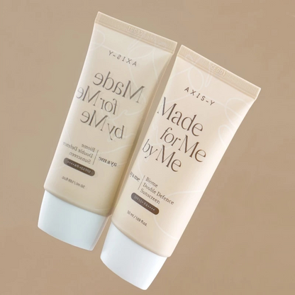 AXIS-Y Biome Double Defense Sunscreen with its reflection