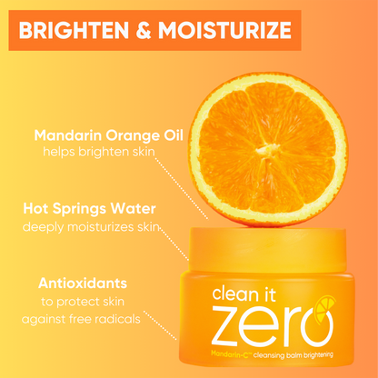 BANILA CO Clean it Zero Mandarin-C™ Cleansing Balm + Brightening BANILA CO