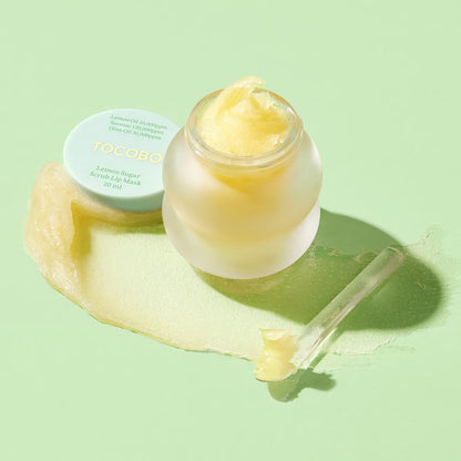 TOCOBO Lemon Sugar Scrub Lip Mask 20mL | Exfoliating & Hydrating Lip Scrub UAE