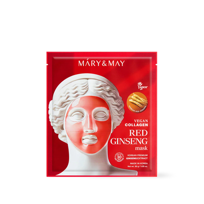 Mary&May Vegan Collagen Red Ginseng Mask (30g x4)
