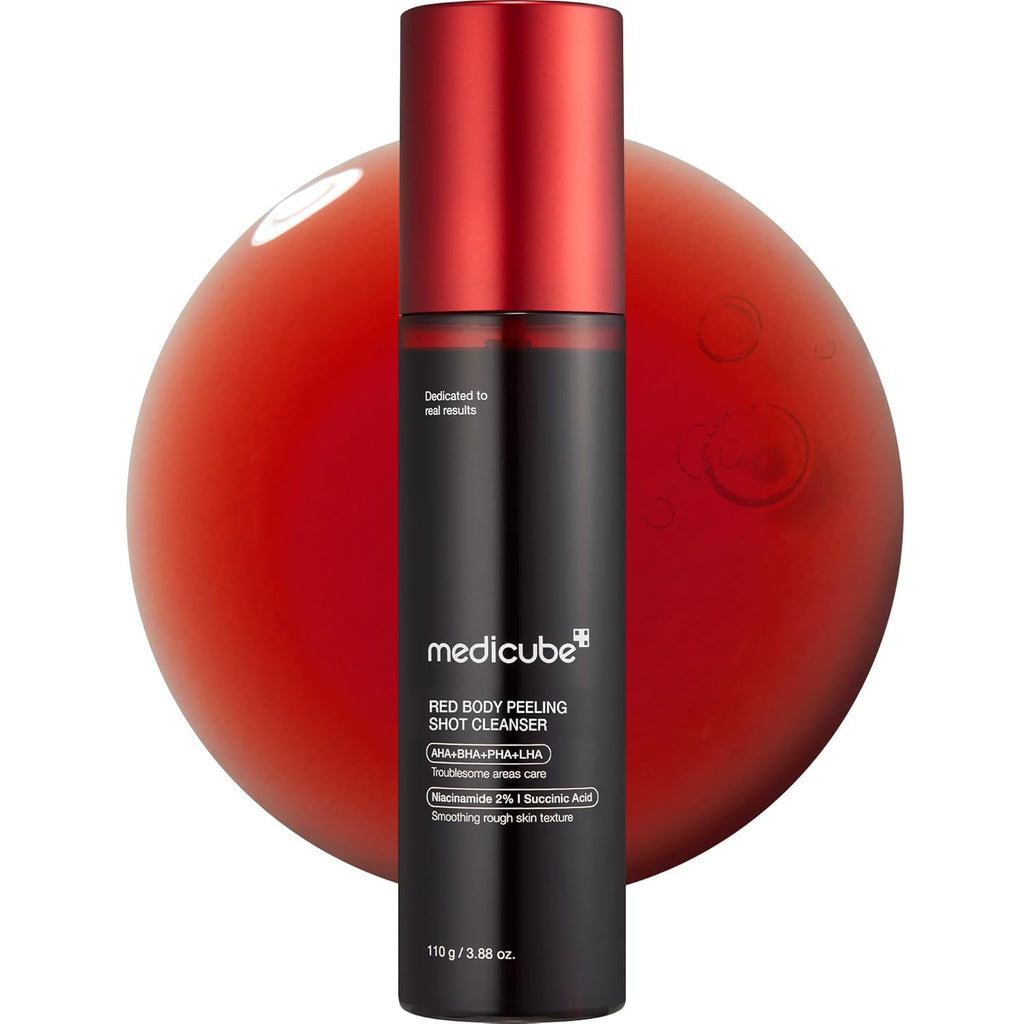 medicube Red Acne Body Peeling Shot bottle