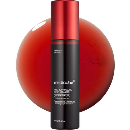 medicube Red Acne Body Peeling Shot bottle