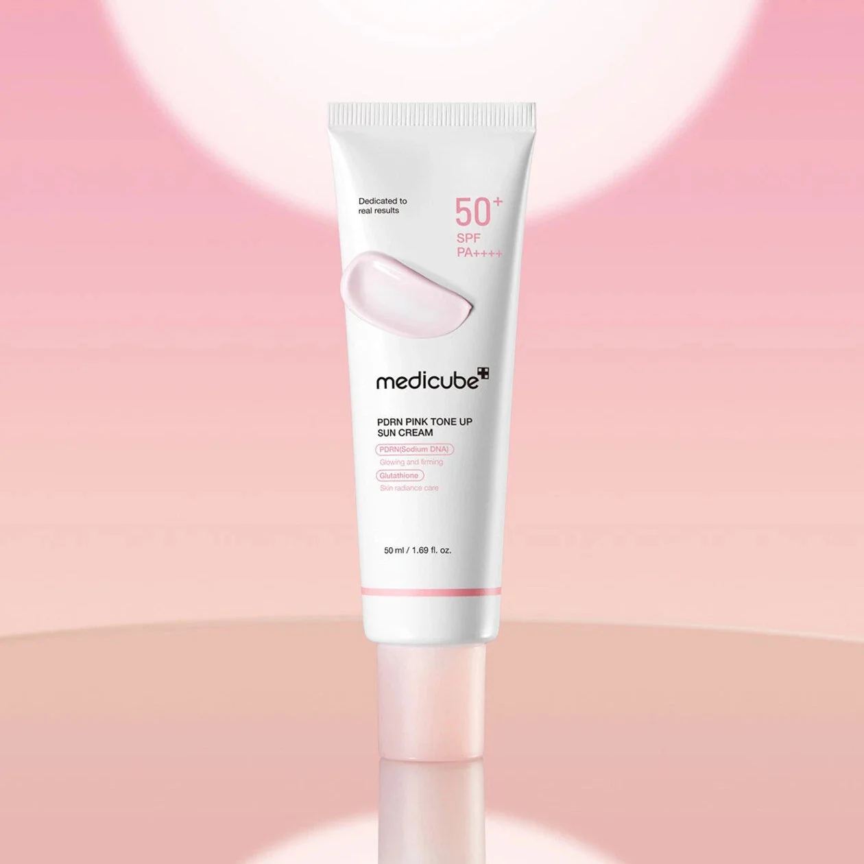 medicube PDRN Pink Tone Up Sun Cream 50mL tube