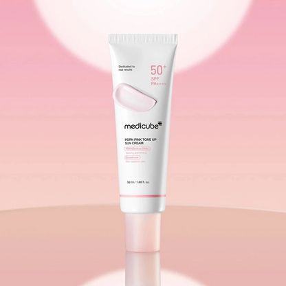 medicube PDRN Pink Tone Up Sun Cream 50mL tube