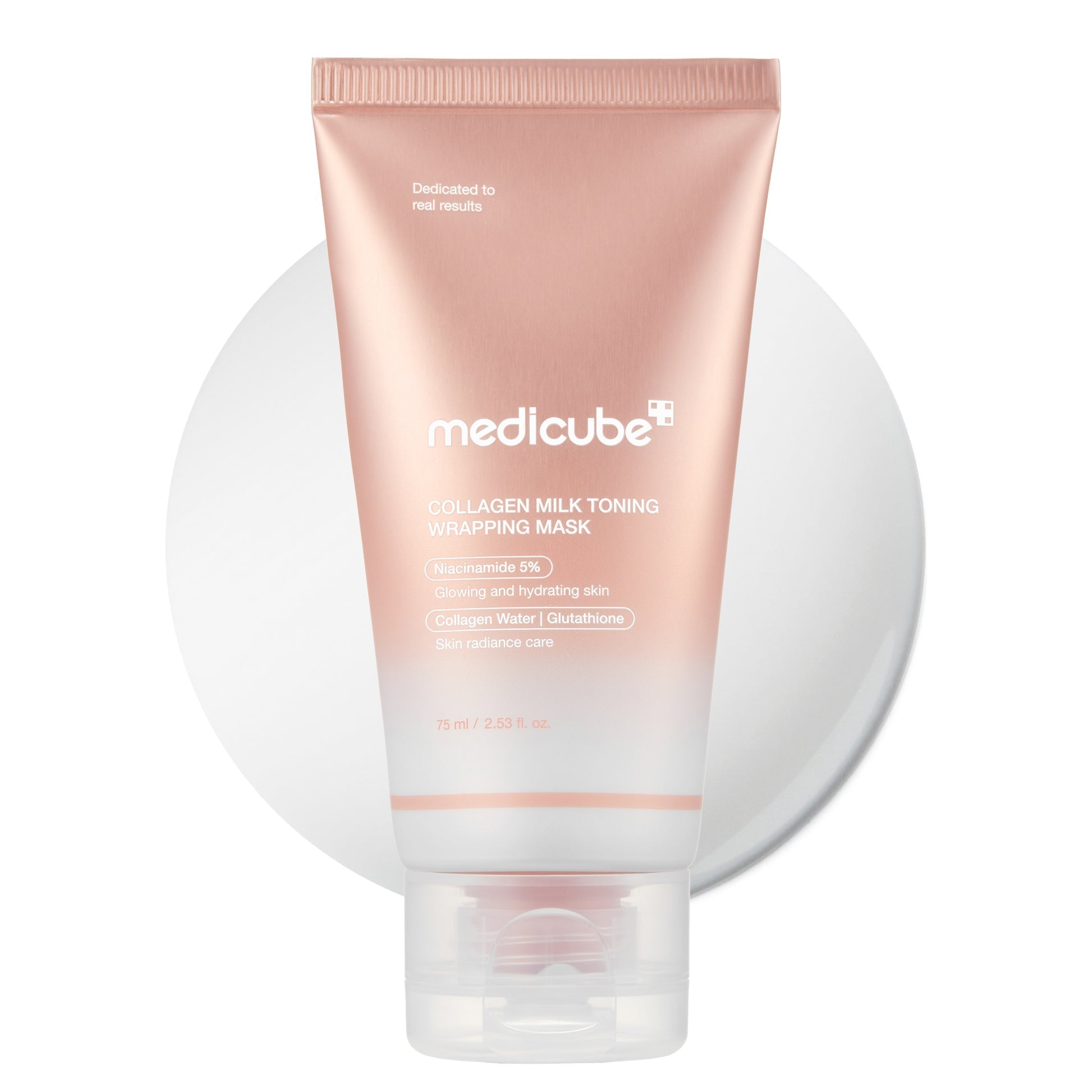 Medicube Collagen Milky Glow Daytime Wrapping Mask 75ml 20-minute brightening collagen peel-off mask UAE