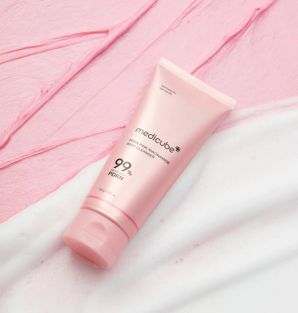 medicube PDRN Pink Niacinamide Whip Cleanser 120g MediCube