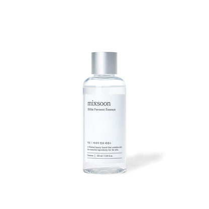 mixsoon Bifida Ferment Essence 100ml minimalist Korean hydrating essence with Bifida Ferment Extract and Glycerin for sensitive skin and moisture-barrier support in UAE.