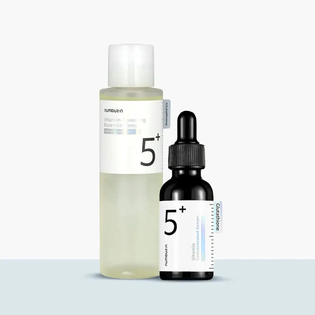 numbuzin Vitamin Concentrated Serum & Boosting Essence Toner numbuzin