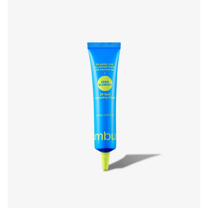 Numbuzin No.0 Zero Blemish 3X Spot Correcting Cream 20ml with 5% Azelaic Acid, 10% Niacinamide and Colloidal Sulfur for blemishes, excess sebum and post-acne marks in UAE.